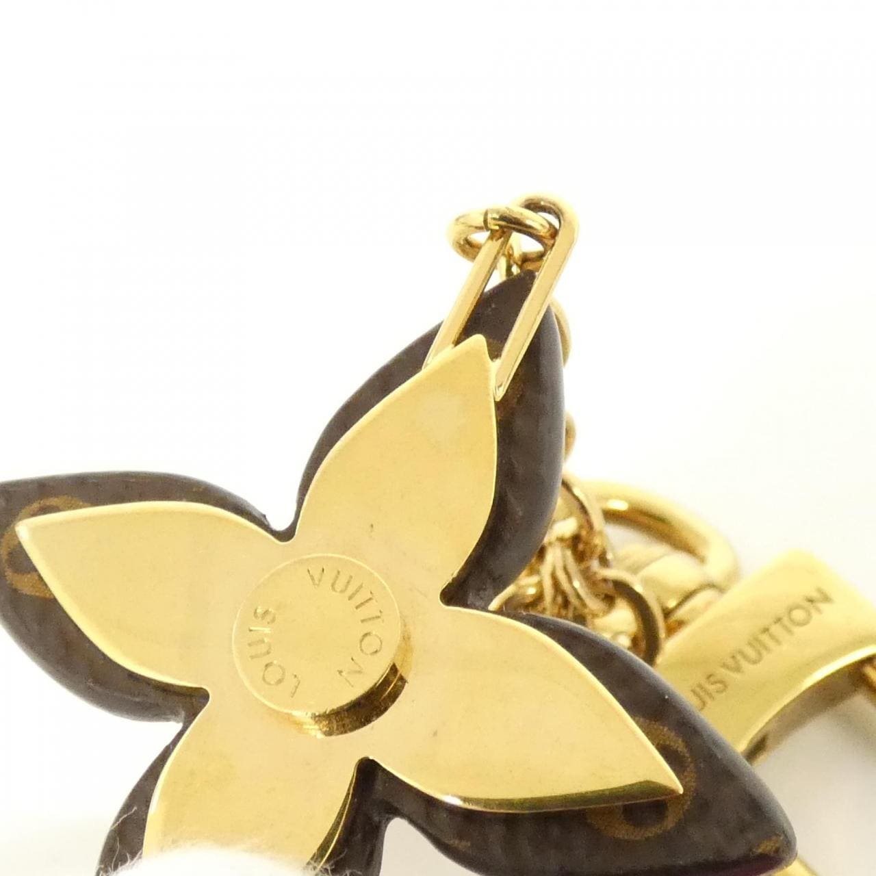 ルイヴィトン モノグラム キーホルダー ブルーミング フラワー M63084 キーリング