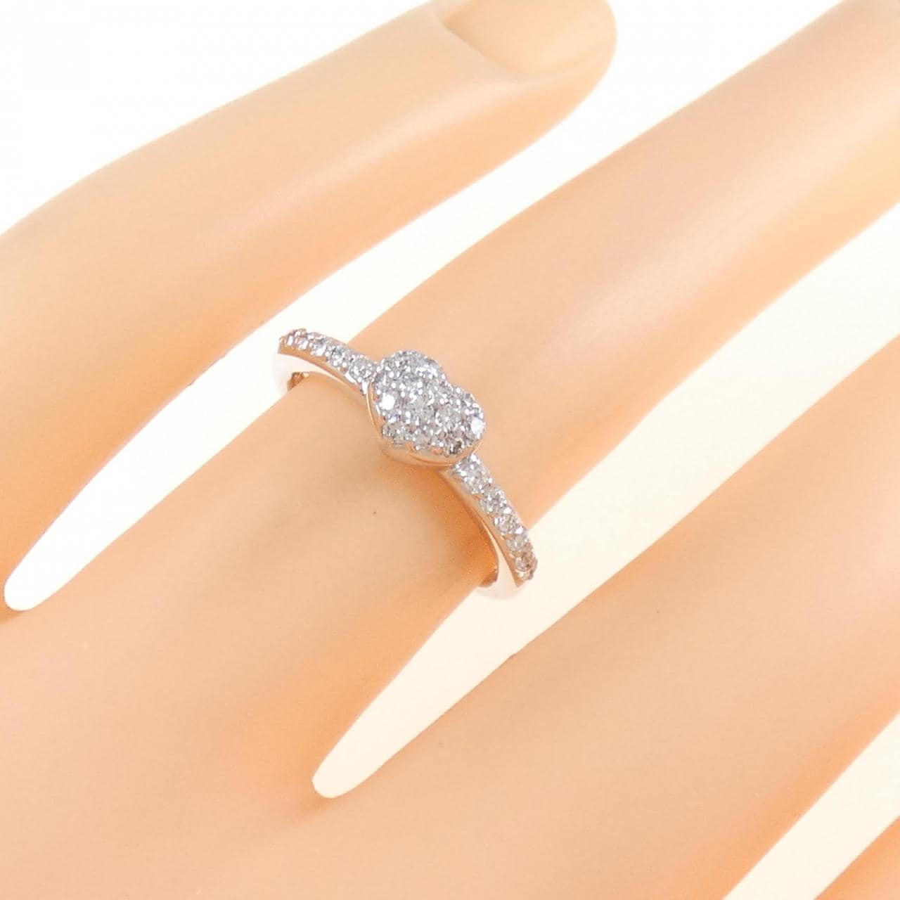 ポンテヴェキオ ハート リング 0.25CT