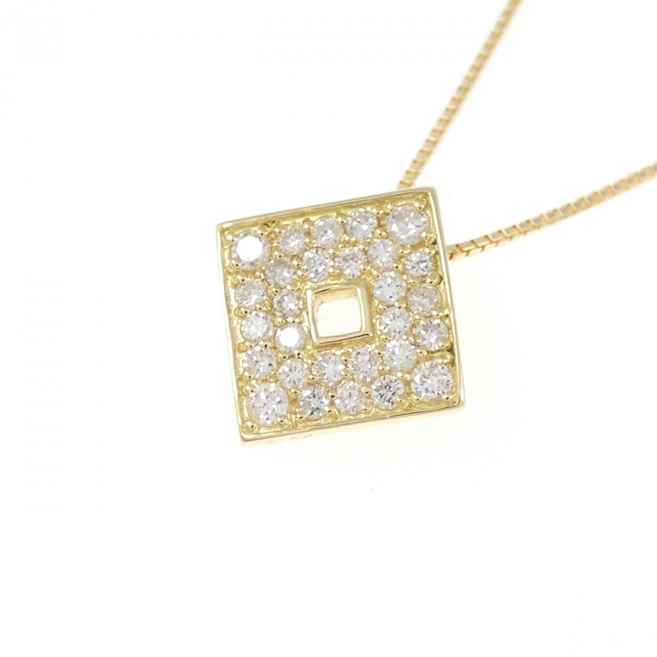 K18YG ダイヤモンド ネックレス 0.35CT