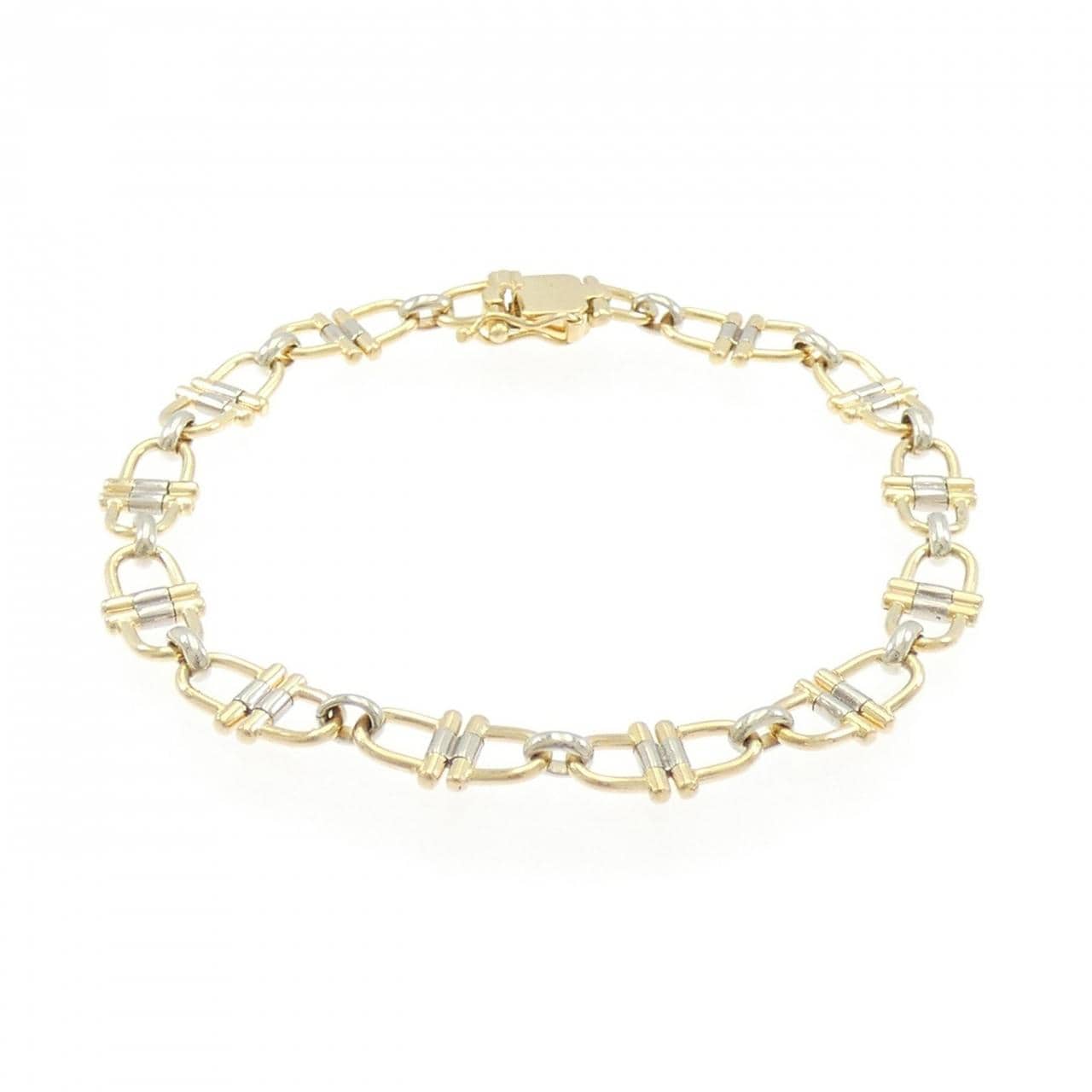 【ヴィンテージ】カルティエ 750YG/750WG ブレスレット