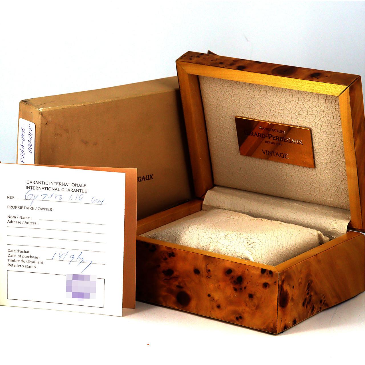 【ノーメンテナンス還元価格】ジラール･ペルゴ GP7500クロノ 7500.1.14.444 SS 自動巻