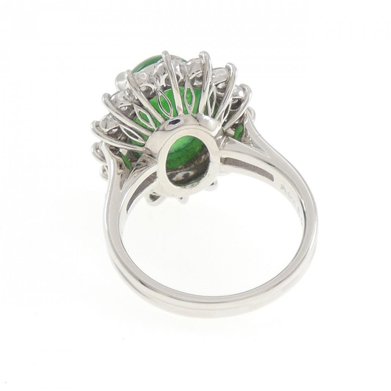 PT900 ヒスイ リング 5.32CT