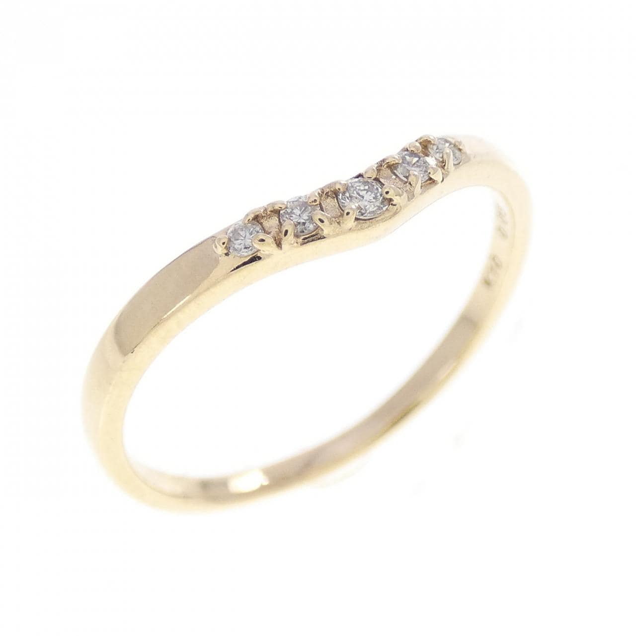 K10PG ダイヤモンド リング 0.05CT