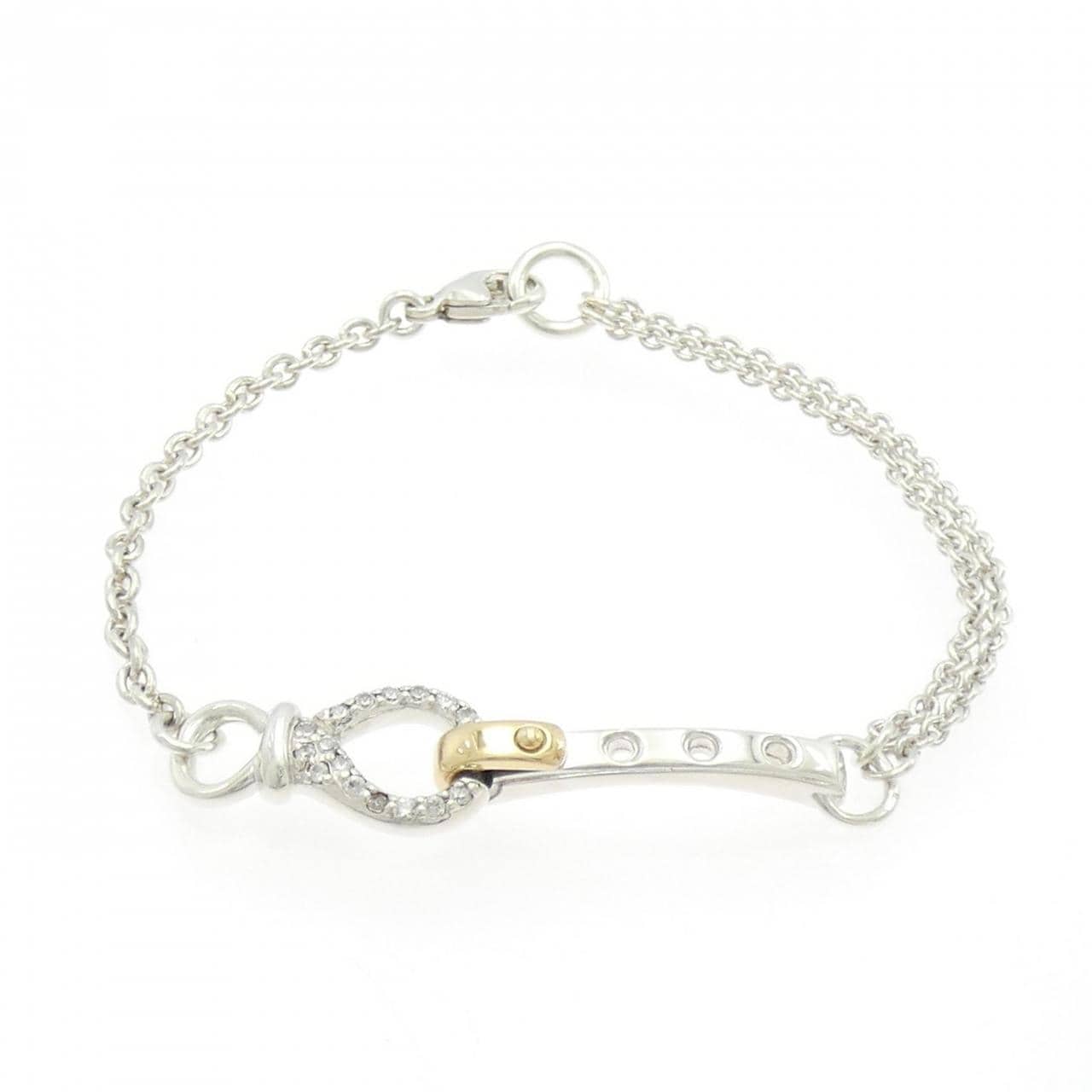 スタージュエリー 925/K18YG ブレスレット