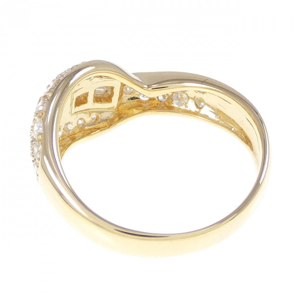 K18YG ダイヤモンド リング 0.73CT
