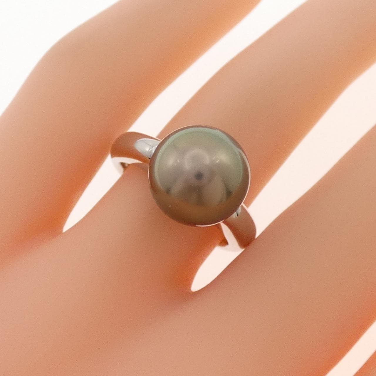 タサキ 黒蝶パール リング 10.8mm
