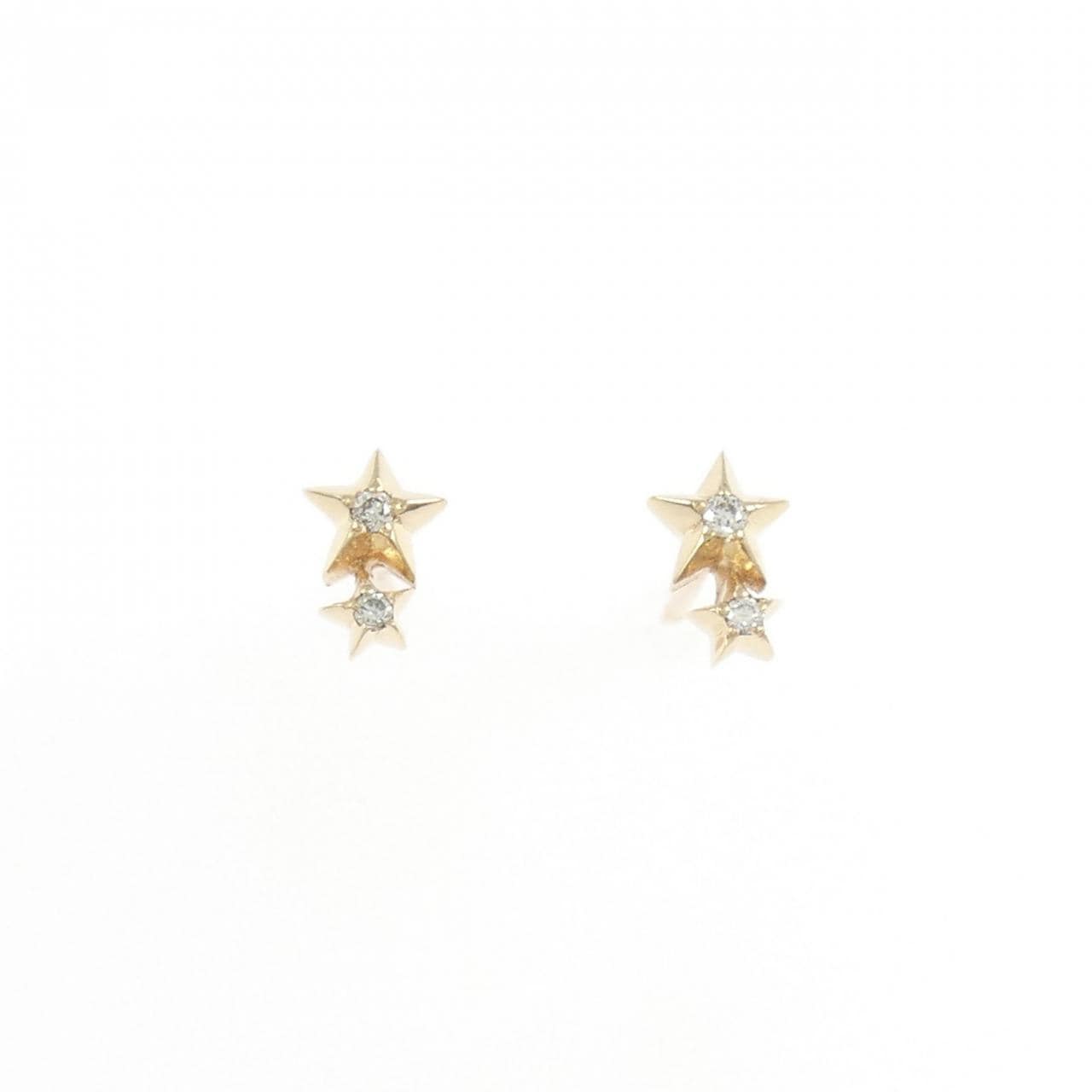 クミキョク スター ダイヤモンド ピアス