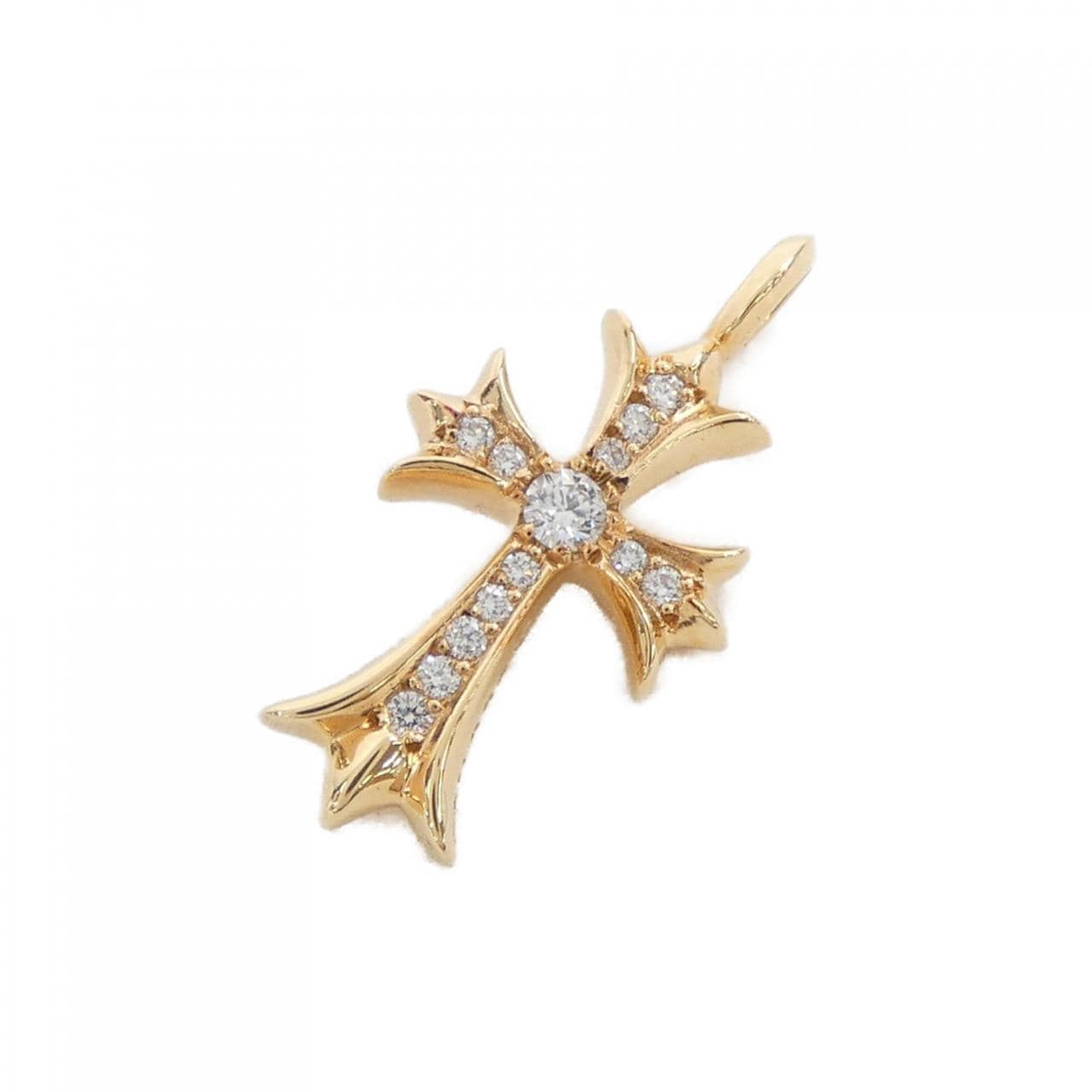 クロムハーツ CHROME HEARTS TINY CH CROSS F GLD PAVE DMND 202033746GLDXXX011 ペンダント