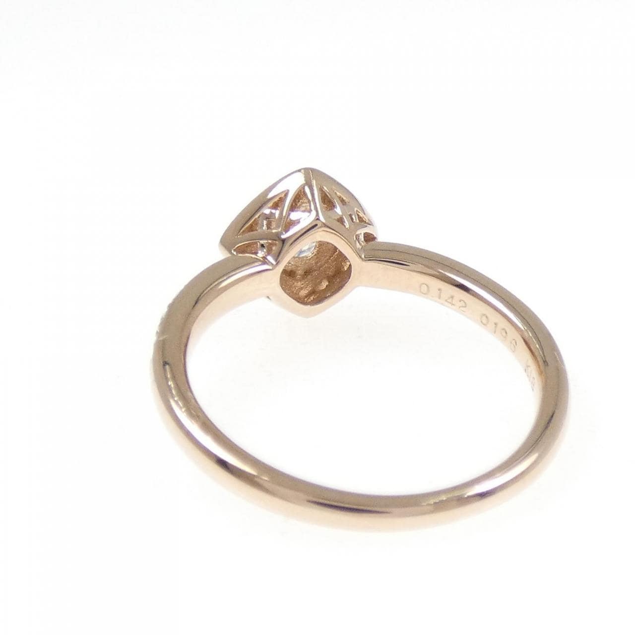 K18PG ダイヤモンド リング 0.142CT