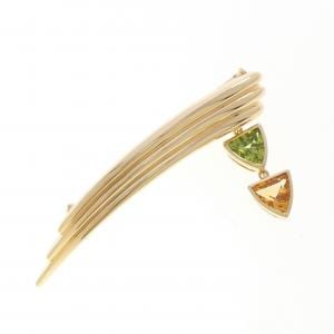 ポーラ シトリン ブローチ 0.85CT