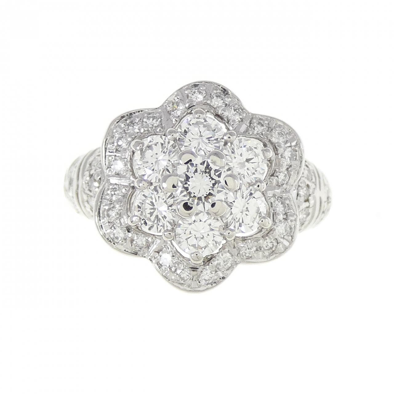 PT Flower Diamond Ring 1.07CT