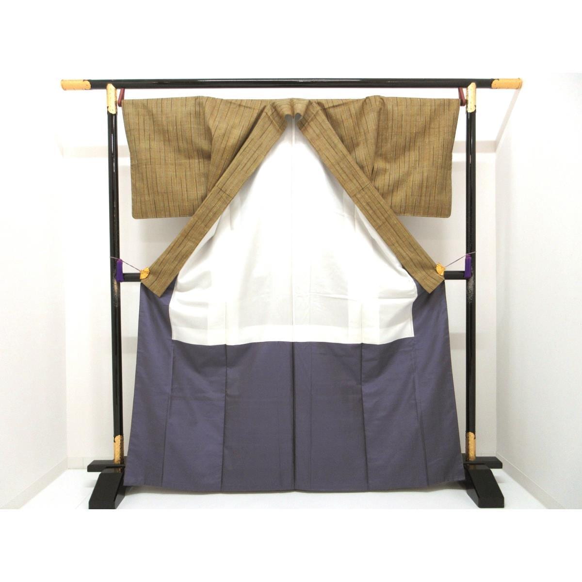 【未使用品】紬　新田【米沢紬】