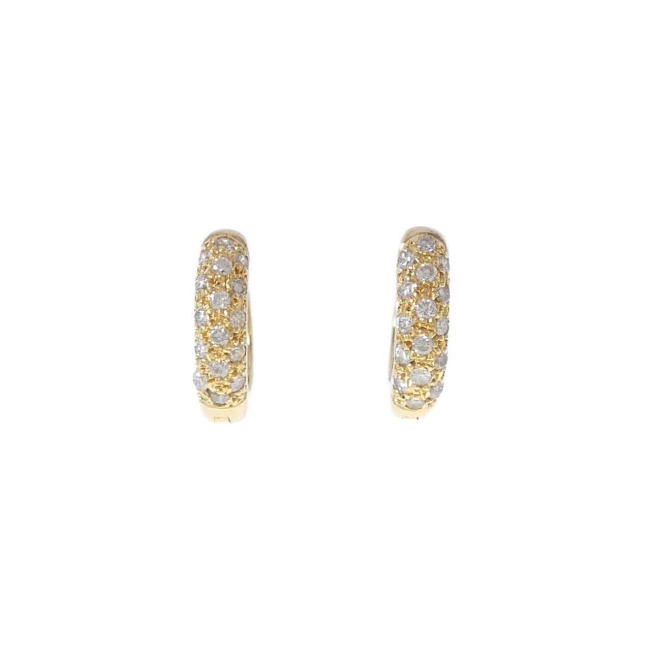 K18YG ダイヤモンド ピアス 0.50CT