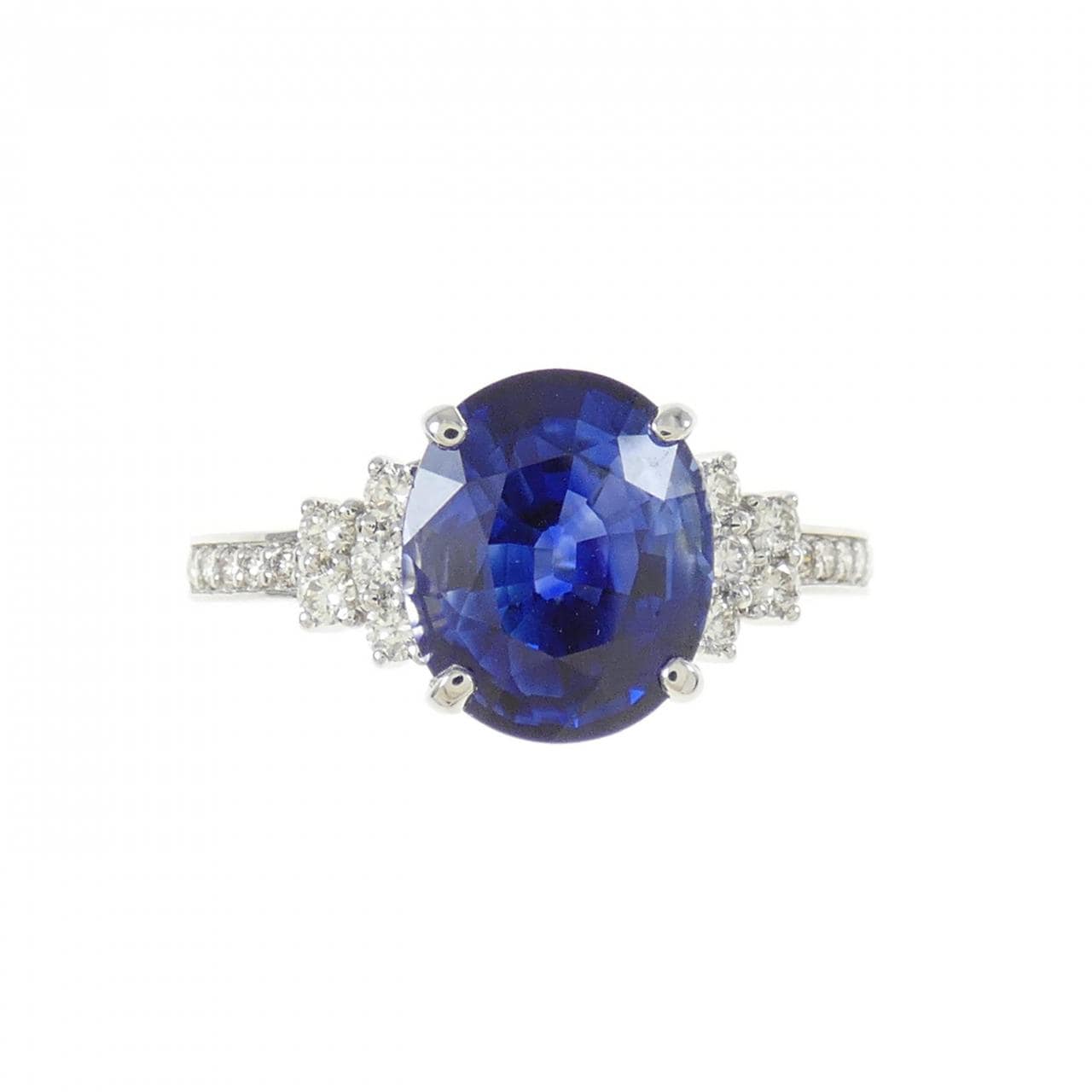 [BRAND NEW] PT Sapphire Ring 3.16CT Made in Madagascar