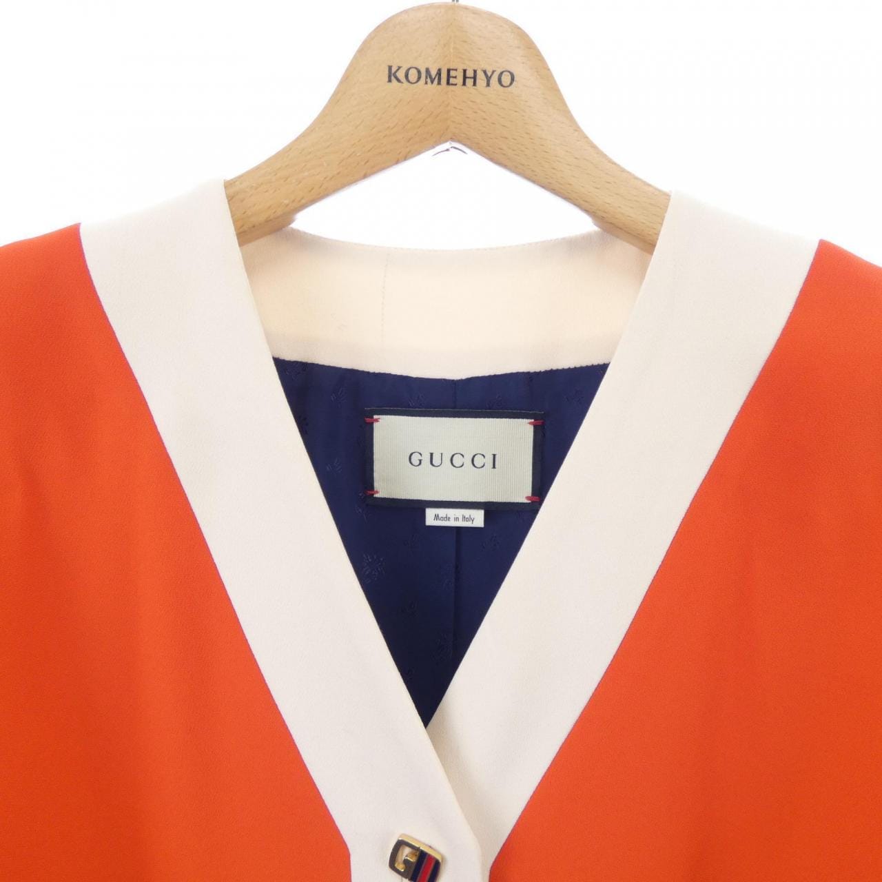 グッチ GUCCI 596871 ZKR01 ノーカラージャケット