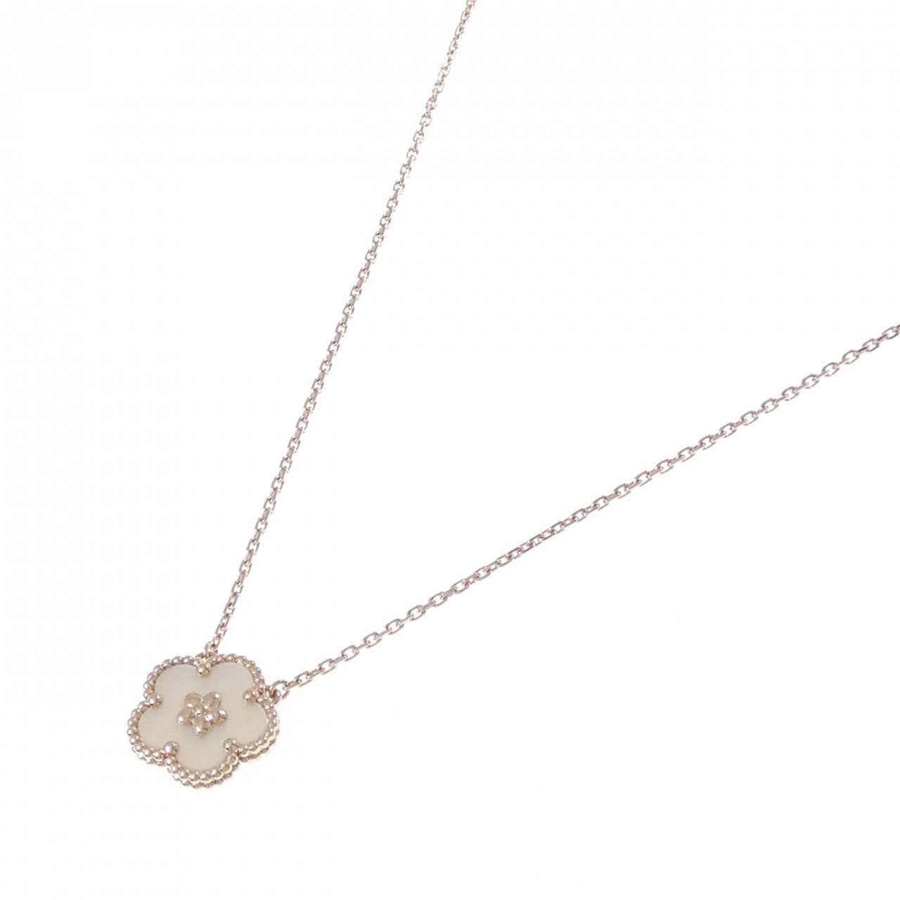 ヴァンクリーフ&アーペル ラッキー スプリング プラムブロッサム ネックレス