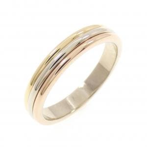 カルティエ スリーゴールドウェディング リング