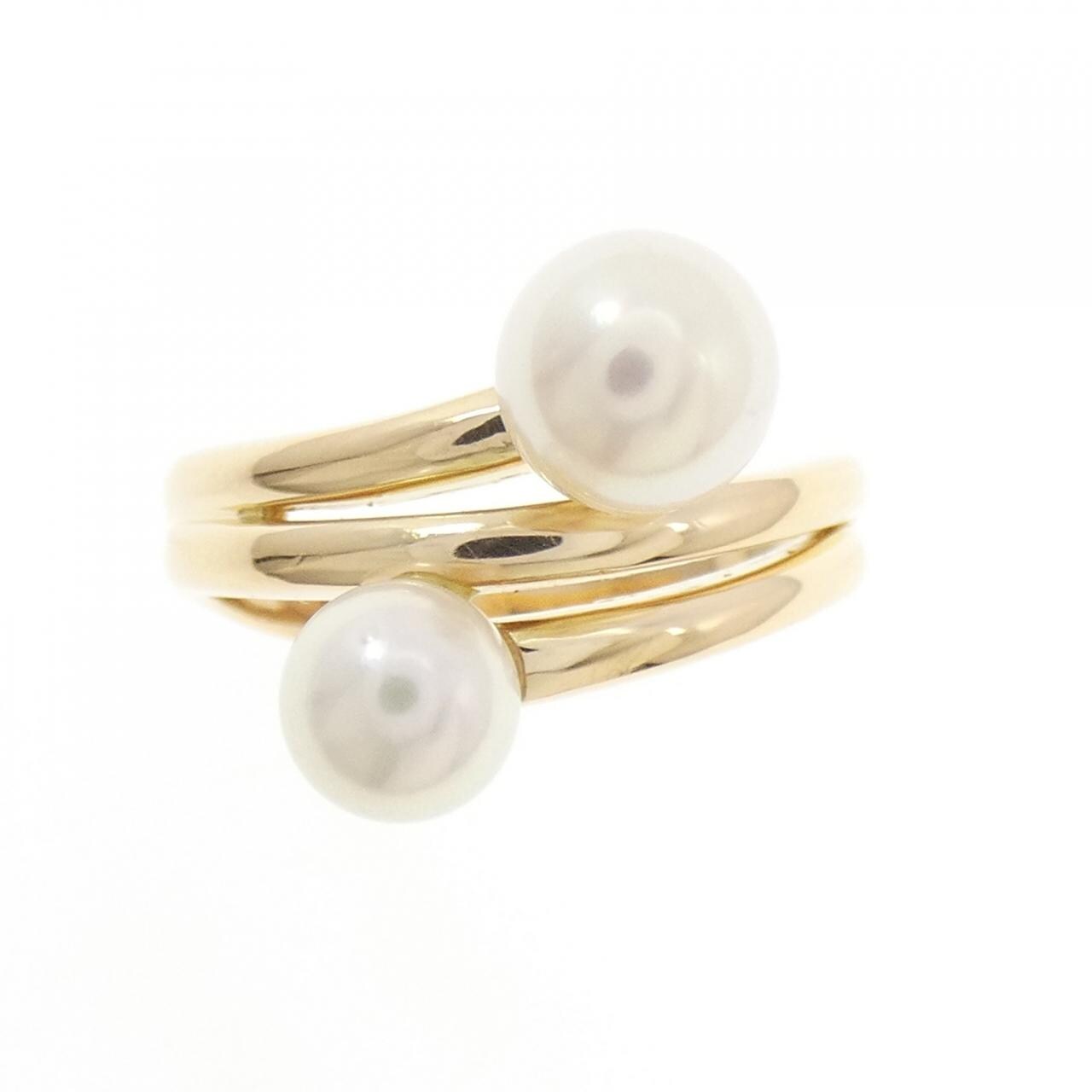 K18YG アコヤパール リング