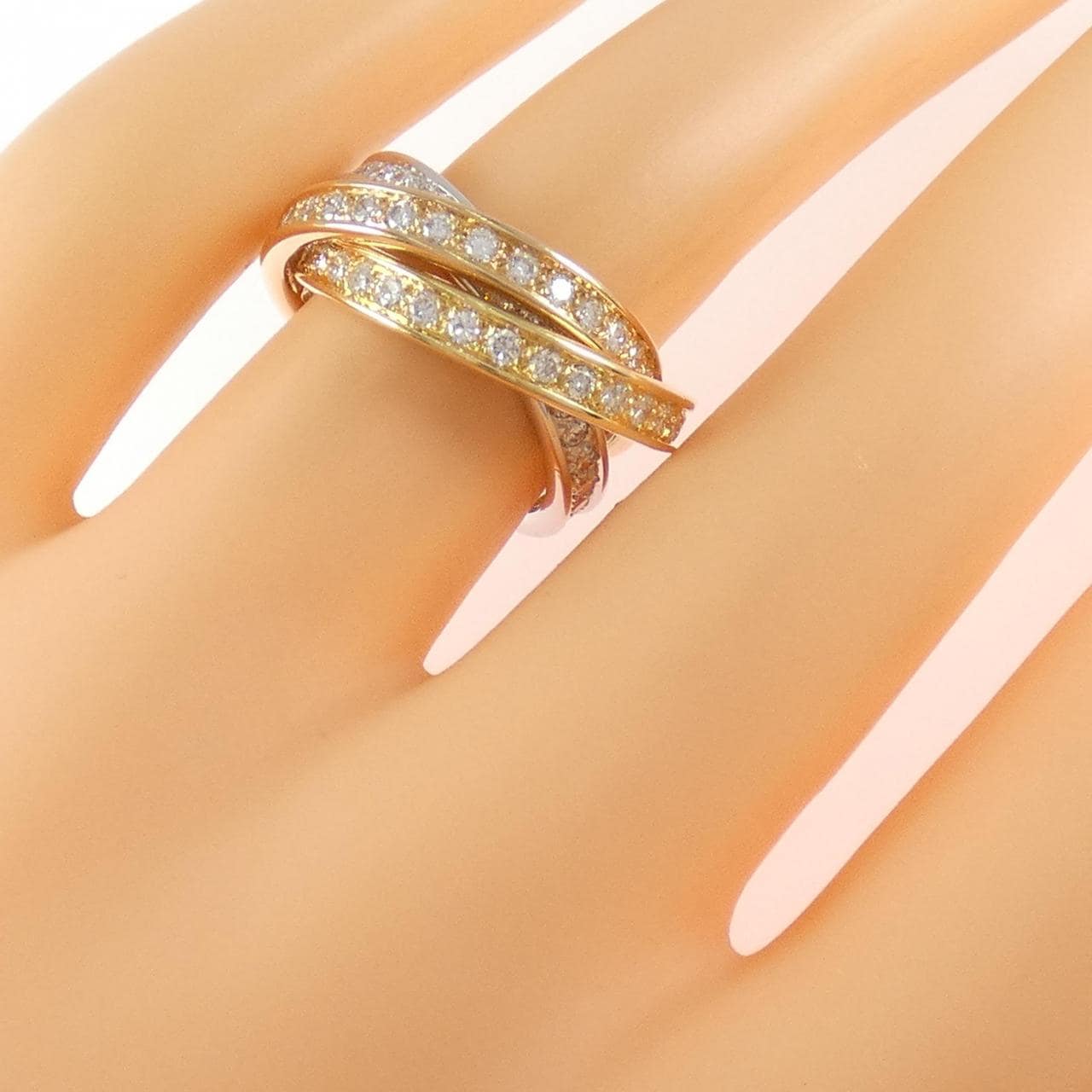 カルティエ スリーバングルズ リング