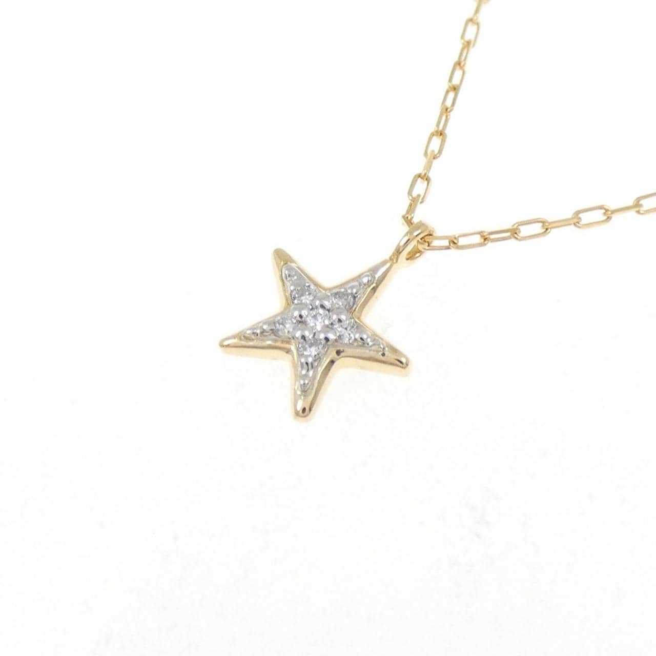 スタージュエリー スター ダイヤモンド ネックレス 0.02CT