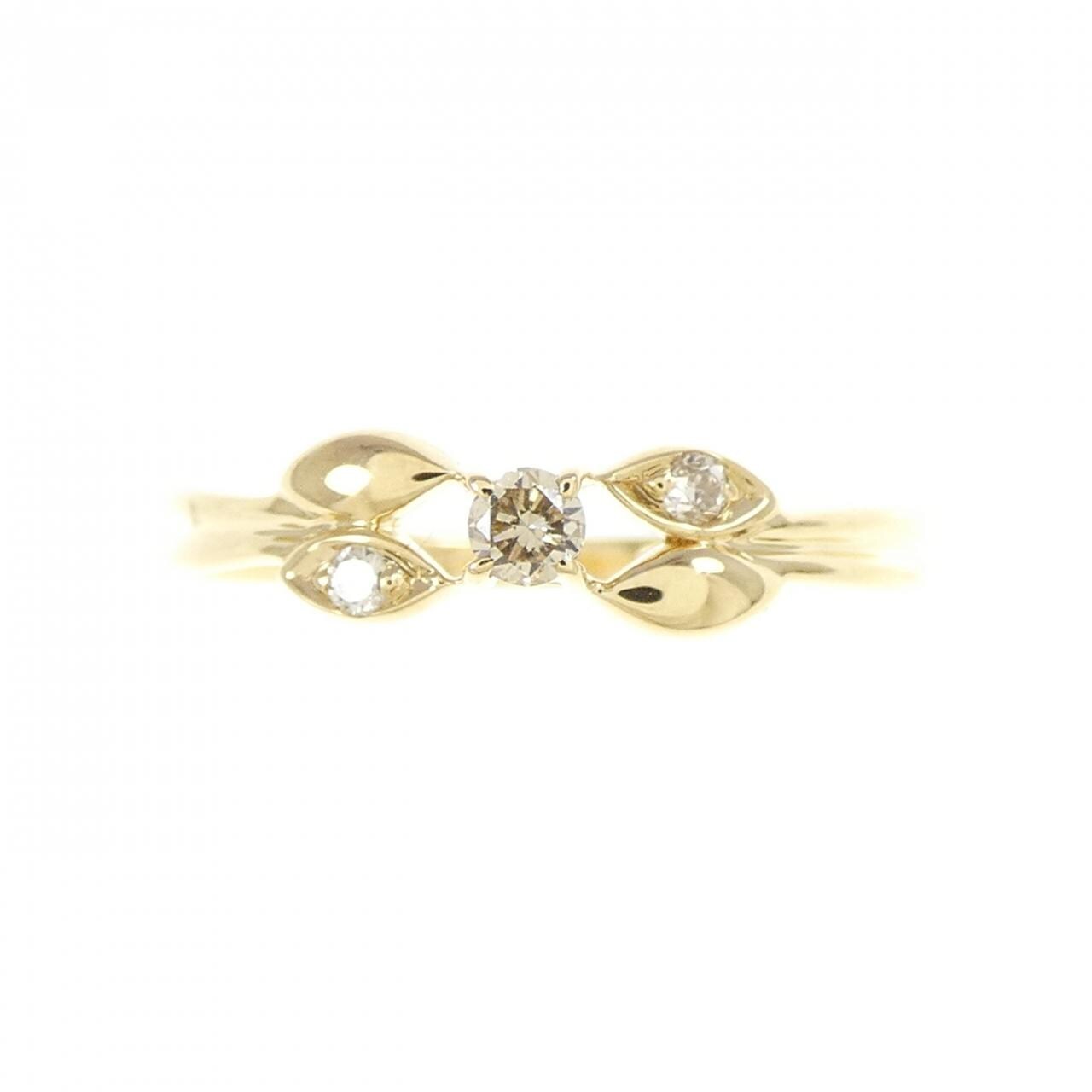K18YG ダイヤモンド リング 0.08CT