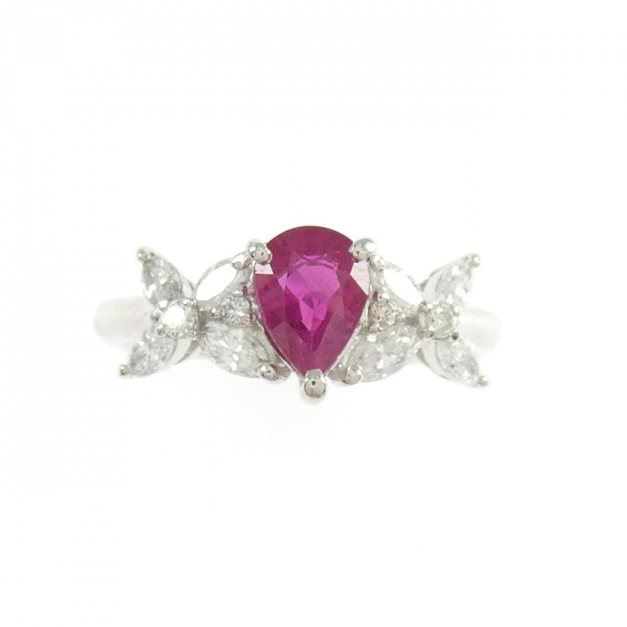 PT900 ルビー リング 0.87CT