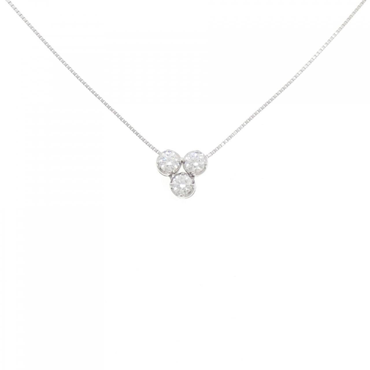 【新品】PT900/PT850 ダイヤモンド ネックレス 0.172CT 0.176CT 0.177CT E VVS2-VS2 EXT
