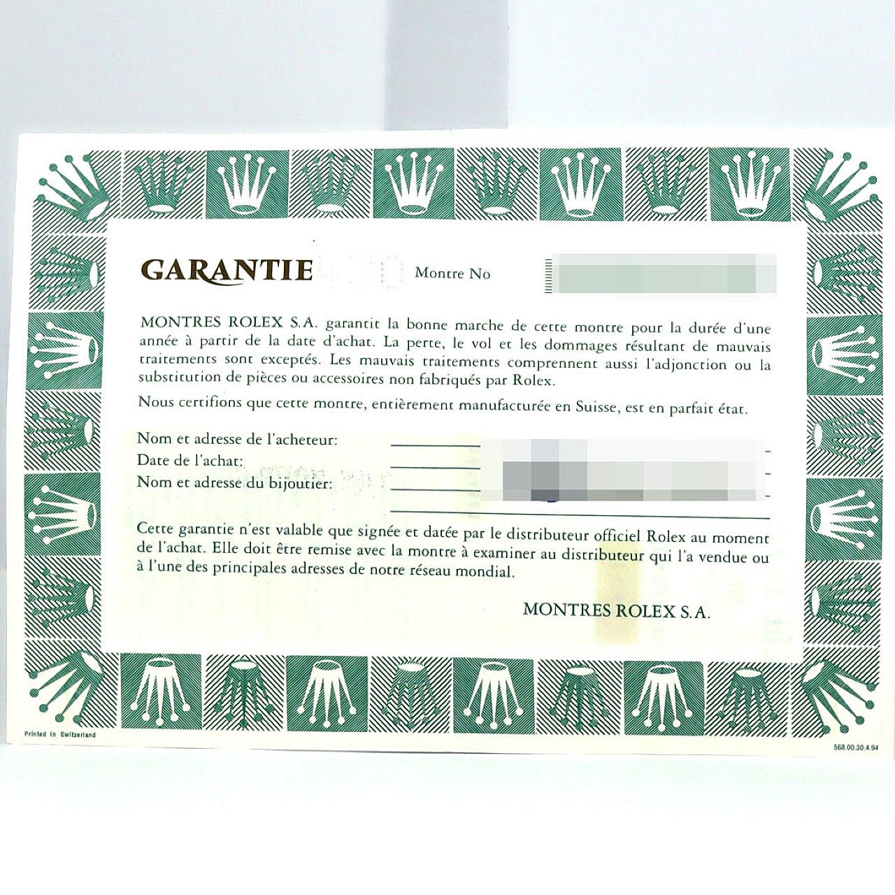 ロレックス サブマリーナーノンデイト 14060 SS 自動巻 S番