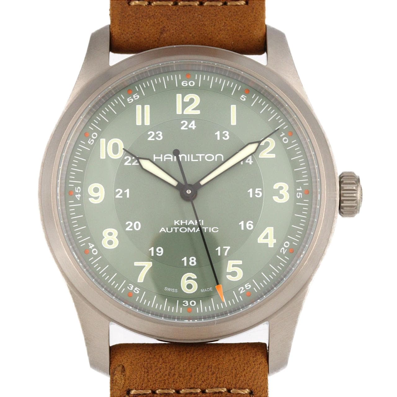 【新品】ハミルトン カーキフィールド チタニウムオート H70205860 SS 自動巻