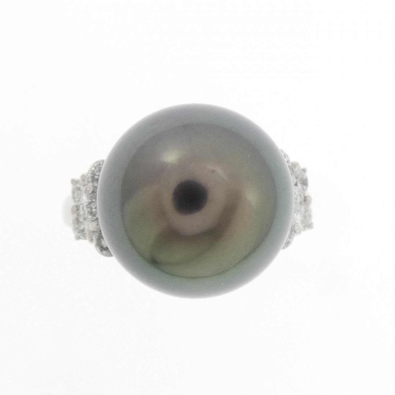 PT900 黒蝶パール リング 13mm