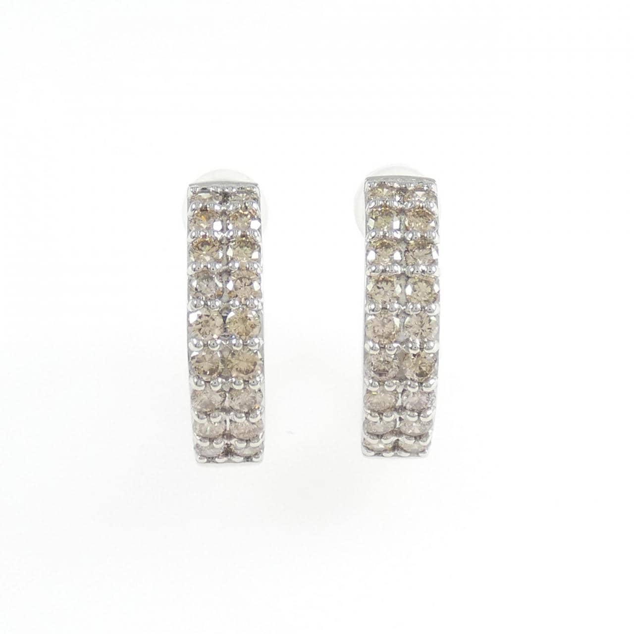 PT950 ダイヤモンド イヤリング 1.1CT