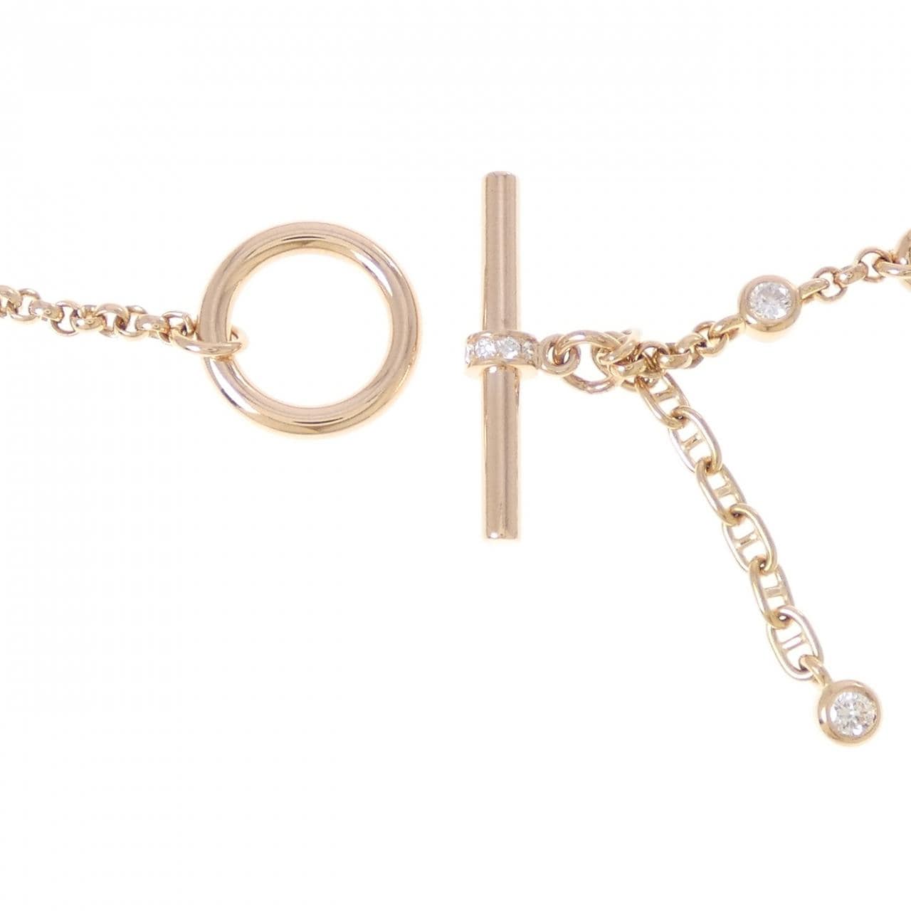 エルメス シェーヌダンクル カオス ブレスレット 0.1CT