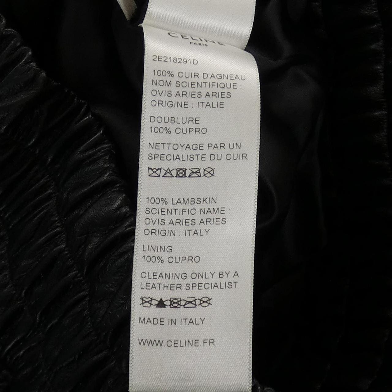 セリーヌ CELINE 2E218291D レザージャケット