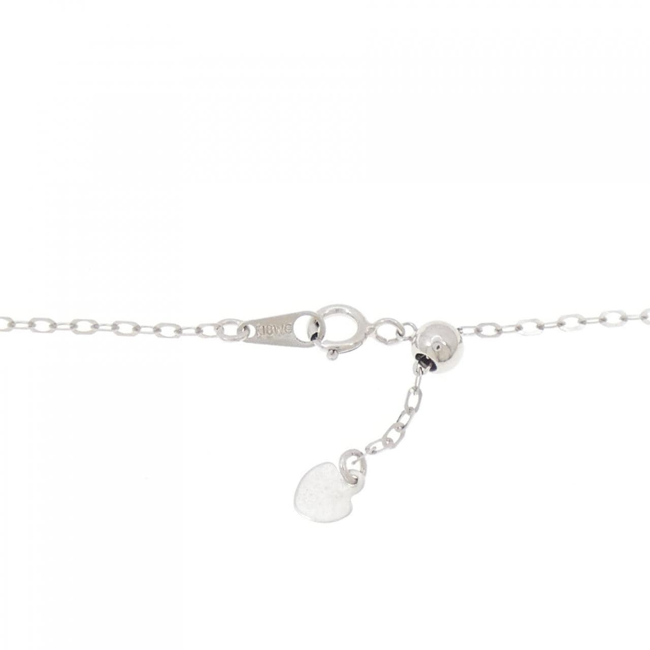 K18WG ダイヤモンド ネックレス 1.00CT