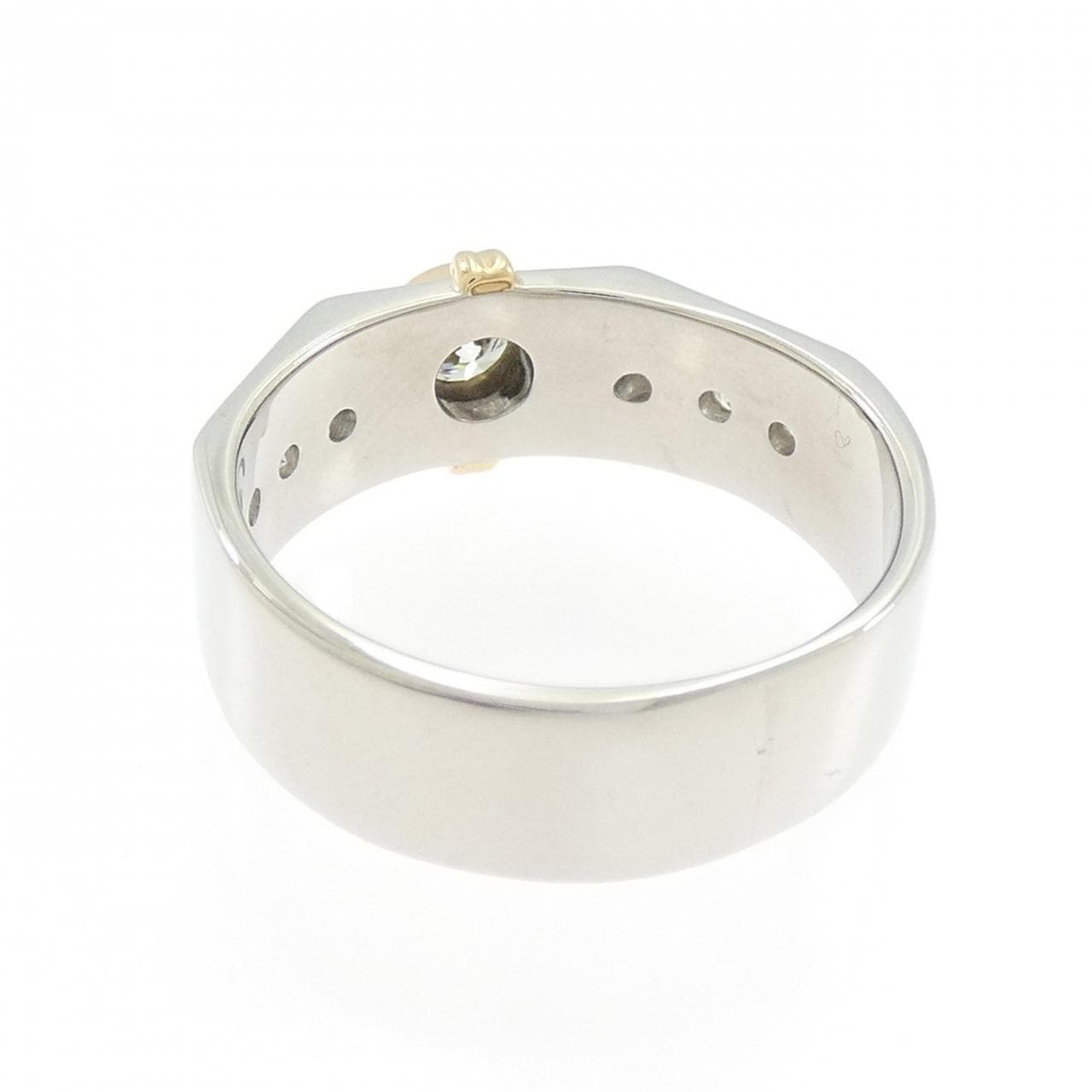 K18YG/PT900 ダイヤモンド リング 0.33CT