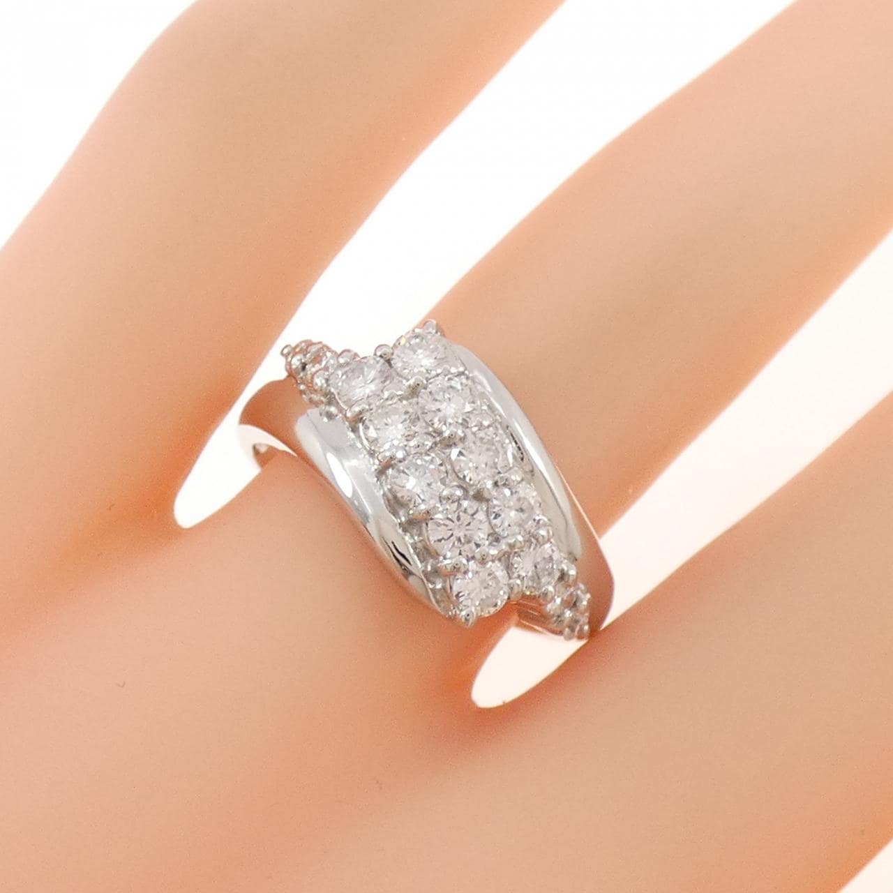 PT900 ダイヤモンド リング 0.74CT