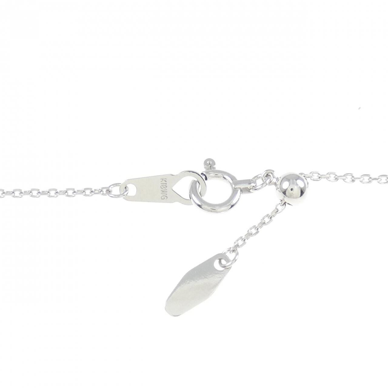 K18WG ハート ダイヤモンド ネックレス 1.00CT