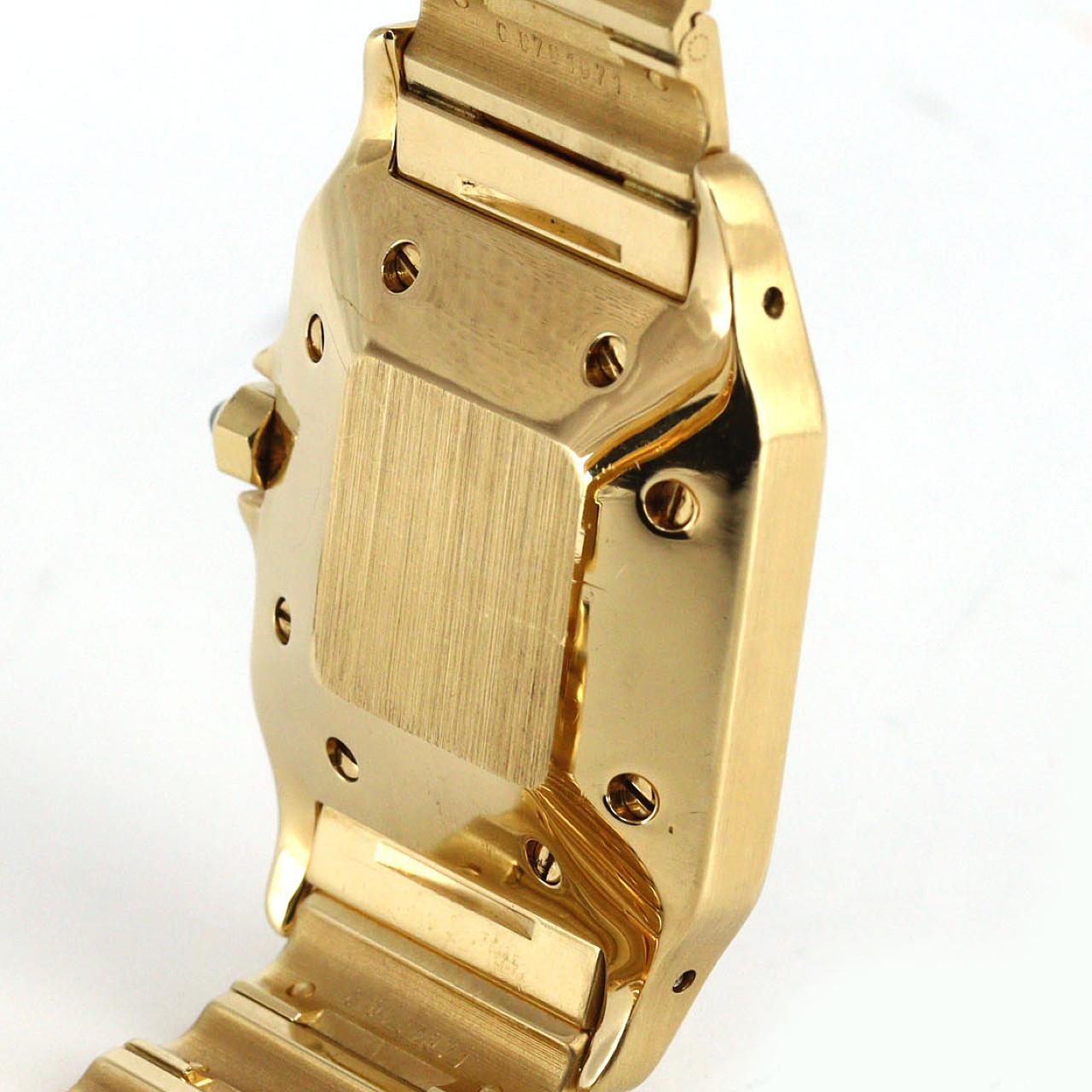 【ノーメンテナンス還元価格】カルティエ サントスLM YG YG 自動巻