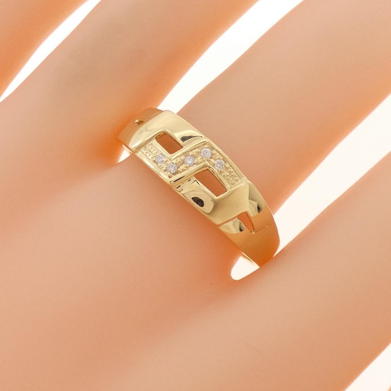 【新品】K18YG ダイヤモンド リング 0.03CT