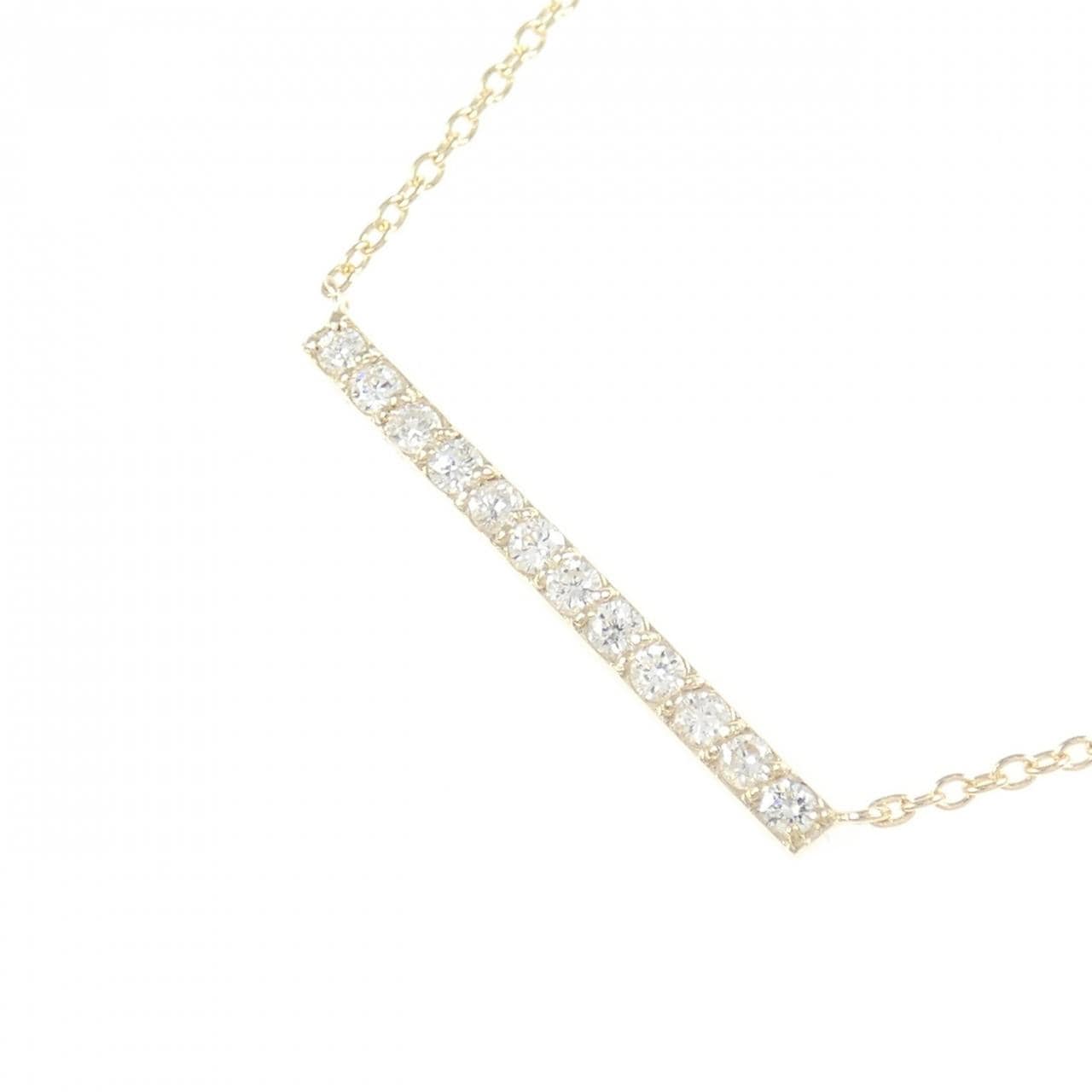 【リメイク】K10YG ダイヤモンド ネックレス 0.20CT