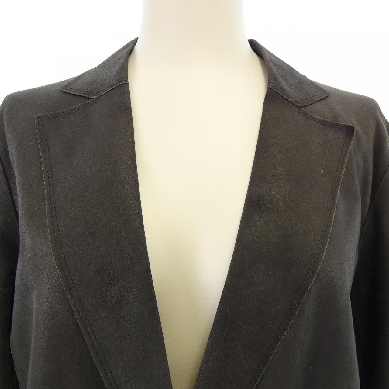 ランバンコレクション LANVIN COLLECTION レザージャケット