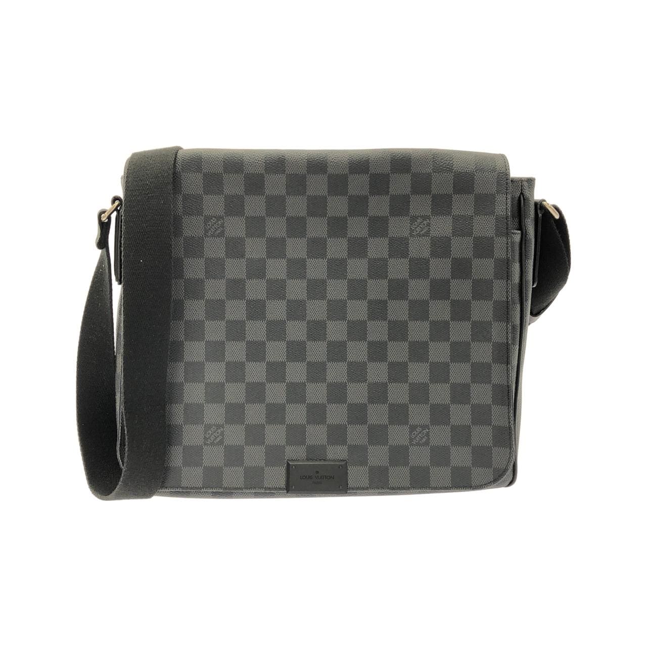 LOUIS VUITTON Damier Graphite District MM N41272 单肩包