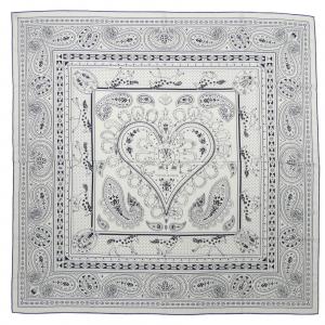 エルメス HERMES CHEVAL DE COEUR BANDANA H244259S カレジェアン140 ショール