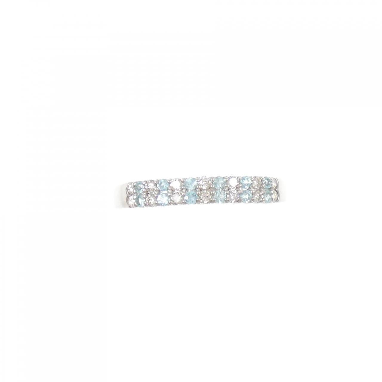 PT950 トルマリン リング 0.13CT