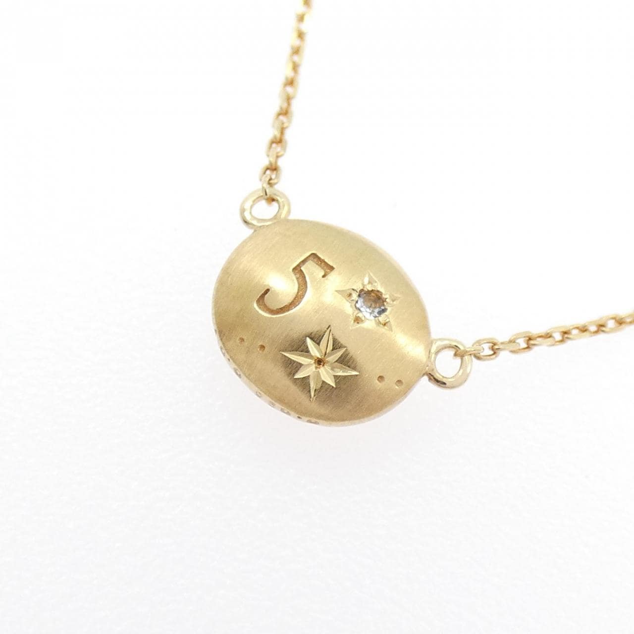 K18YG ダイヤモンド ネックレス 0.096CT