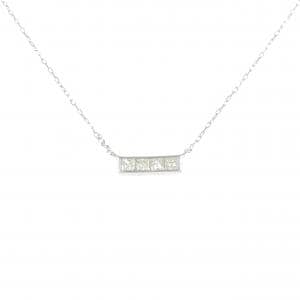 PT900 ダイヤモンド ネックレス 0.13CT