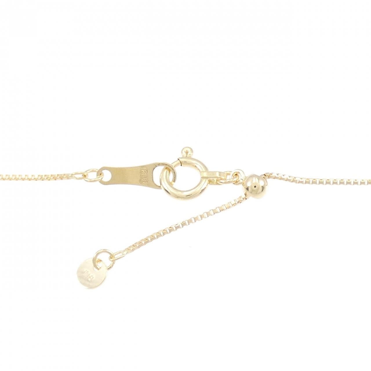 K18YG ダイヤモンド ネックレス 0.257CT