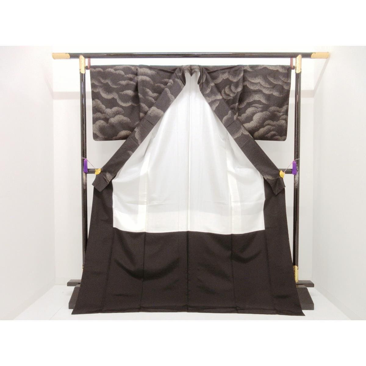 訪問着【縞大島紬】