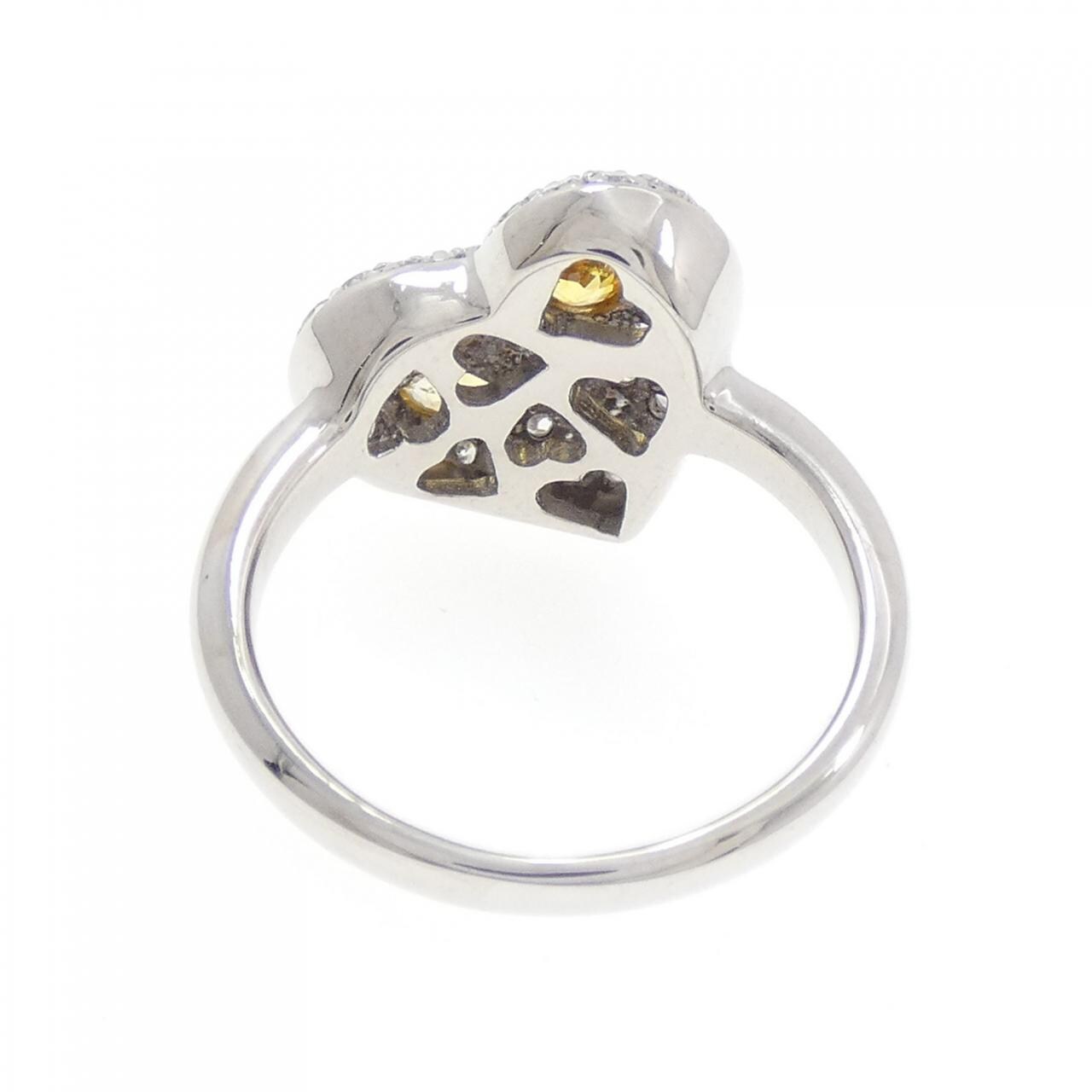 750WG爱心蓝宝石戒指0.33CT