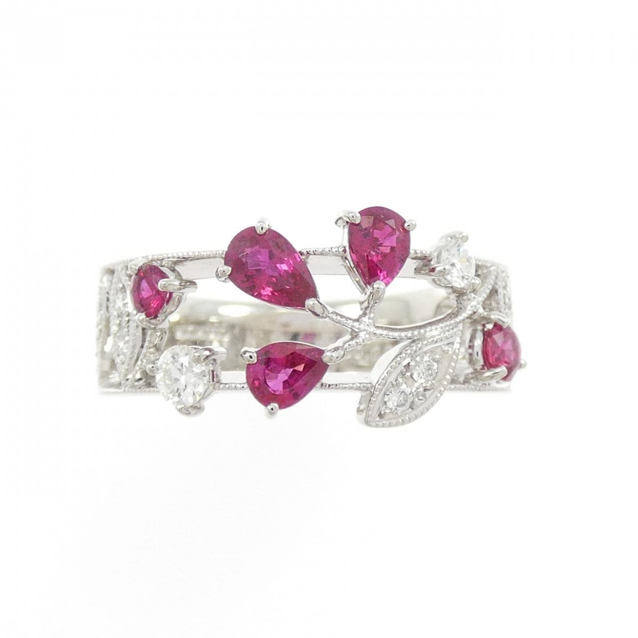 ミキモト ルビー リング 0.83CT